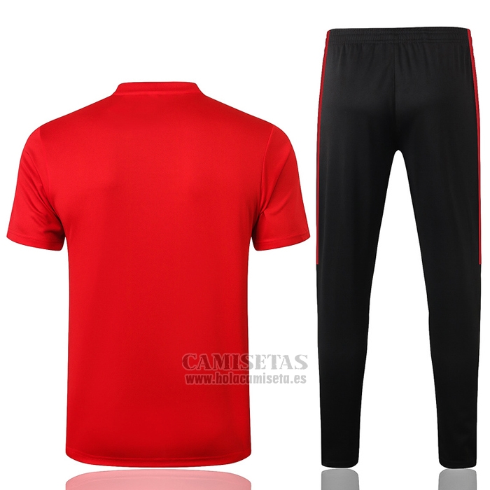 Chandal del AC Milan Manga Corta 2020-2021 Rojo